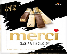 Merci Black & White - Limited Edition 240g (BF: 2024-04-01) Coopers Candy