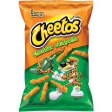 Cheetos Crunchy Cheddar Jalapeno 226g Coopers Candy