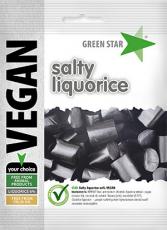 Green Star Vegan Salty Liquorice 80g (BF: 2024-03-28) Coopers Candy