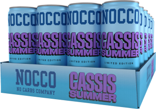 NOCCO Summer Edition 2 - Cassis Summer 33cl x 24st (helt flak) Coopers Candy