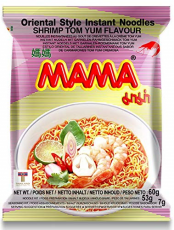 Mama Tom Yum Creamy Shrimp Flavour Noodles 55g (BF: 2024-06-08) Coopers Candy