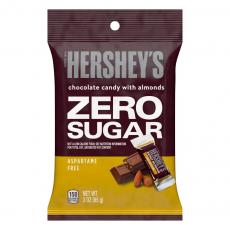 Hersheys Zero Sugar Chocolate with Almonds 85g Coopers Candy