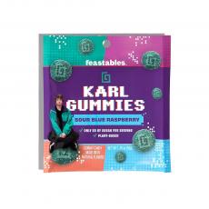 Feastables Karl Gummies - Sour Blue Raspberry 50g Coopers Candy