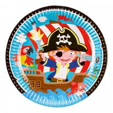 Papperstallrikar Pirat Jolly Roger 8-pack Coopers Candy