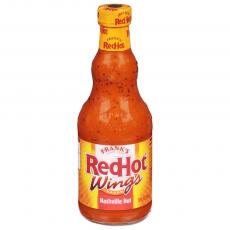 Franks Red Hot Wings Sauce Nashville Hot 355ml (BF:2024-04-22) Coopers Candy