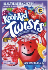 Kool-Aid Soft Drink Mix - Berry Cherry 4.8g Coopers Candy