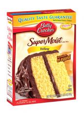 Betty Crocker Super Moist Yellow Cake Mix 432g Coopers Candy