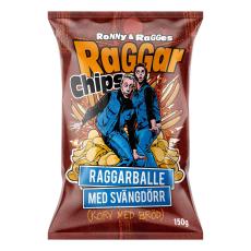 Raggarchips Raggarballe med Svängdörr 150g Coopers Candy