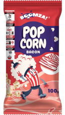 Boomza Mikropopcorn Bacon 100g Coopers Candy