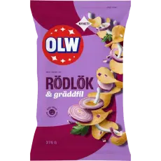 OLW Chips R&ouml;dl&ouml;k & Gr&auml;ddfil 275g Coopers Candy