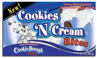 Cookies N Cream Cookie Dough Bites 88g Coopers Candy