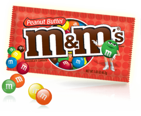 M&Ms Peanut Butter 46g (BF: 2025-04-30) Coopers Candy
