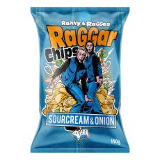 Raggarchips Sourcream & Onion 150g Coopers Candy