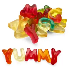 7-Stick Jellies Sweet Letters 1kg Coopers Candy