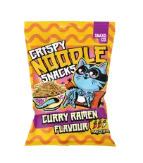 Crispy Noodle Snacks Curry Ramen Flavour 60g Coopers Candy