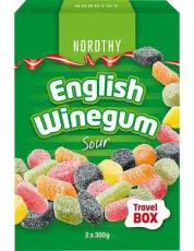 Nordthy English Winegums Sour Family Mix 600g Coopers Candy