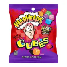 Warheads Sour Chewy Cubes 99g(BF:2025-04-08) Coopers Candy