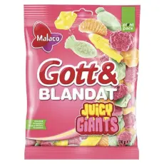 Malaco Gott & Blandat Mehev&auml;t J&auml;tit 170g Coopers Candy