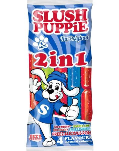 SLUSH PUPPiE 2in1 Freeze Pop 8pk(BF:2025-06-14) Coopers Candy