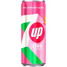 7UP Zero Pink Lemonade 330ml Coopers Candy