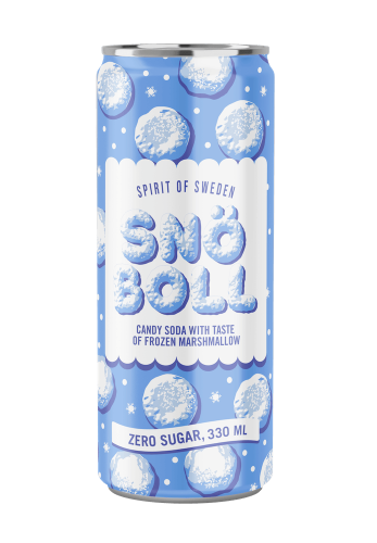 Spirit of Sweden - Snöboll Zero läsk 33cl Coopers Candy