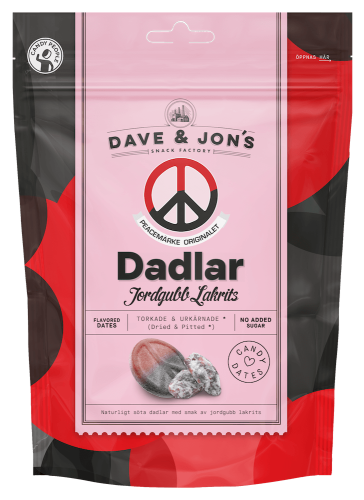 Dave & Jons Dadlar Peacemärke 125g Coopers Candy