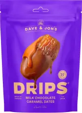 Dave & Jons Taatelit Candy Cane 125g Coopers Candy