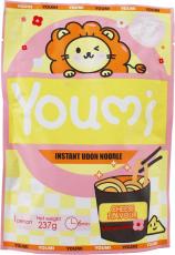 Youmi Instant Udon Noodle Hot & Spicy Cheese 237g(BF:2025-04-09) Coopers Candy