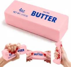 Squishy Butter Toy Pink Coopers Candy