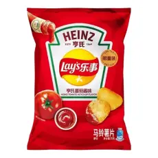 Lays Perunasipsit Heinz Tomato Ketchup Maku 70g Coopers Candy