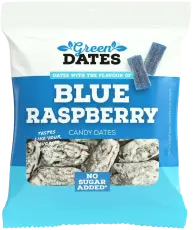 Green Dates Dadlar Blue Raspberry 90g Coopers Candy