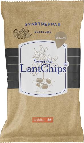 Svenska Lantchips Svartpeppar Räfflade 200g(BF:2025-04-29) Coopers Candy