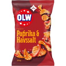OLW Chips Paprika & Havssalt 275g Coopers Candy