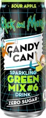 Candy Can Soda Rick & Morty Green Mix #6 - Sour Apple 33cl Coopers Candy