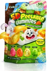 Cokoc 5D Peelable Gummies Mixed Fruit P&aring;sk 60g Coopers Candy