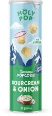 Holy Pop Popcorn - Sourcream & Onion 75g (BF:2025-05-20) Coopers Candy