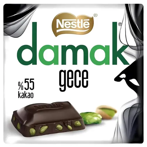 Nestle Damak Dark Chocolate with Pistachios 60g Coopers Candy