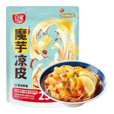 BAIJIA Instant Konjac Noodles Lemon Sour & Hot Flavour 265g Coopers Candy
