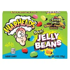 Warheads Sour Jelly Beans 113g(BF:2025-05-31) Coopers Candy