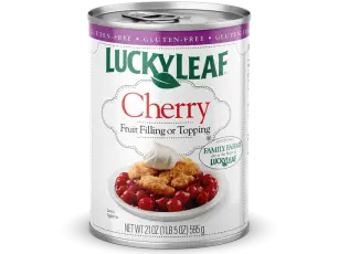 Lucky Leaf Fruit Filling Cherry 595g Coopers Candy