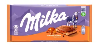 Milka Maitosuklaalevy Karamelli Creme 100g Coopers Candy