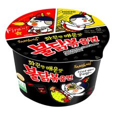 Samyang Buldak Hot Chicken Flavour Big Bowl 105g(BF:2025-04-09) Coopers Candy