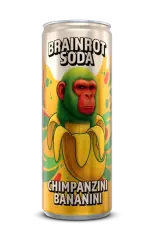 Brainrot Soda Chimpanzini Bananini 250ml Coopers Candy