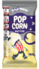 Boomza Mikropopcorn Butter 100g Coopers Candy