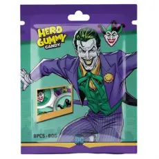 Hero Gummy Candy Gelegodisboll The Joker 80g Coopers Candy