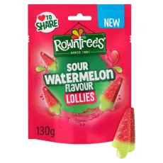 Rowntrees Sour Watermelon Lollies 130g Coopers Candy