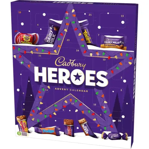 Cadbury Heroes Advent Calendar 230g Coopers Candy