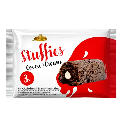 Meister Moulin Stuffies Mini Cakes Cocoa & Cream 3x45g Coopers Candy