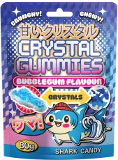 Crystal Gummies Bubblegum Flavour 80g Coopers Candy