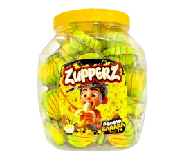 Zuppers Banana Gummy Filled 18g x 50st Coopers Candy